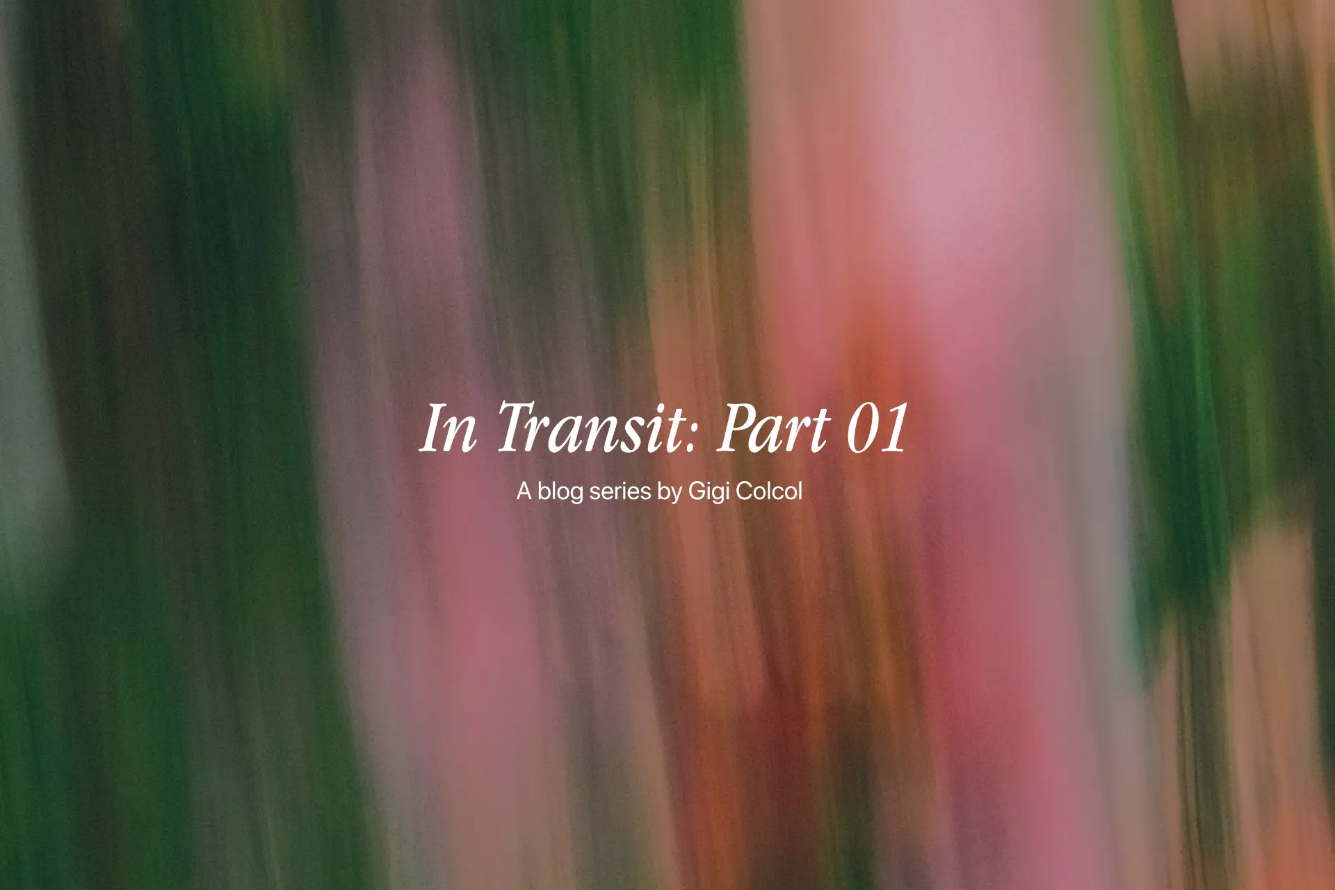 In Transit: Part 01 cover