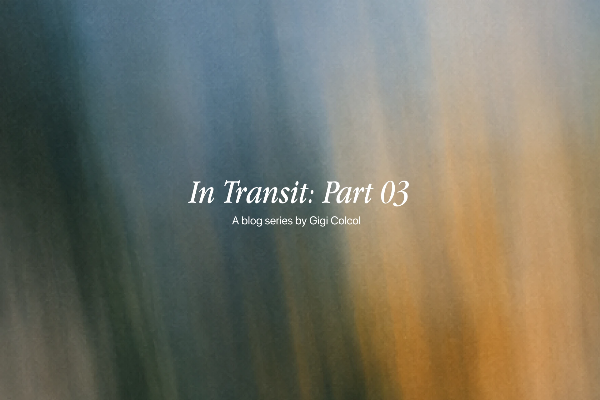 In Transit: Part 03 cover